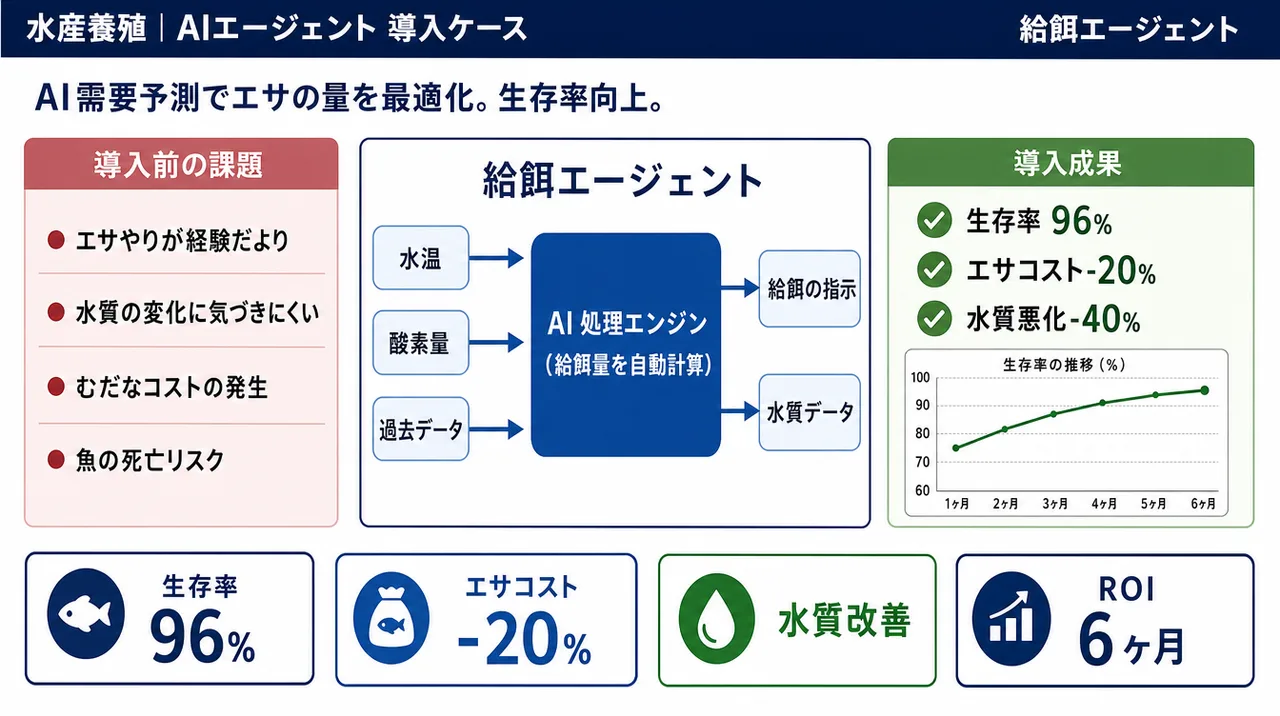 給餌エージェント の仕組みインフォグラフィック
